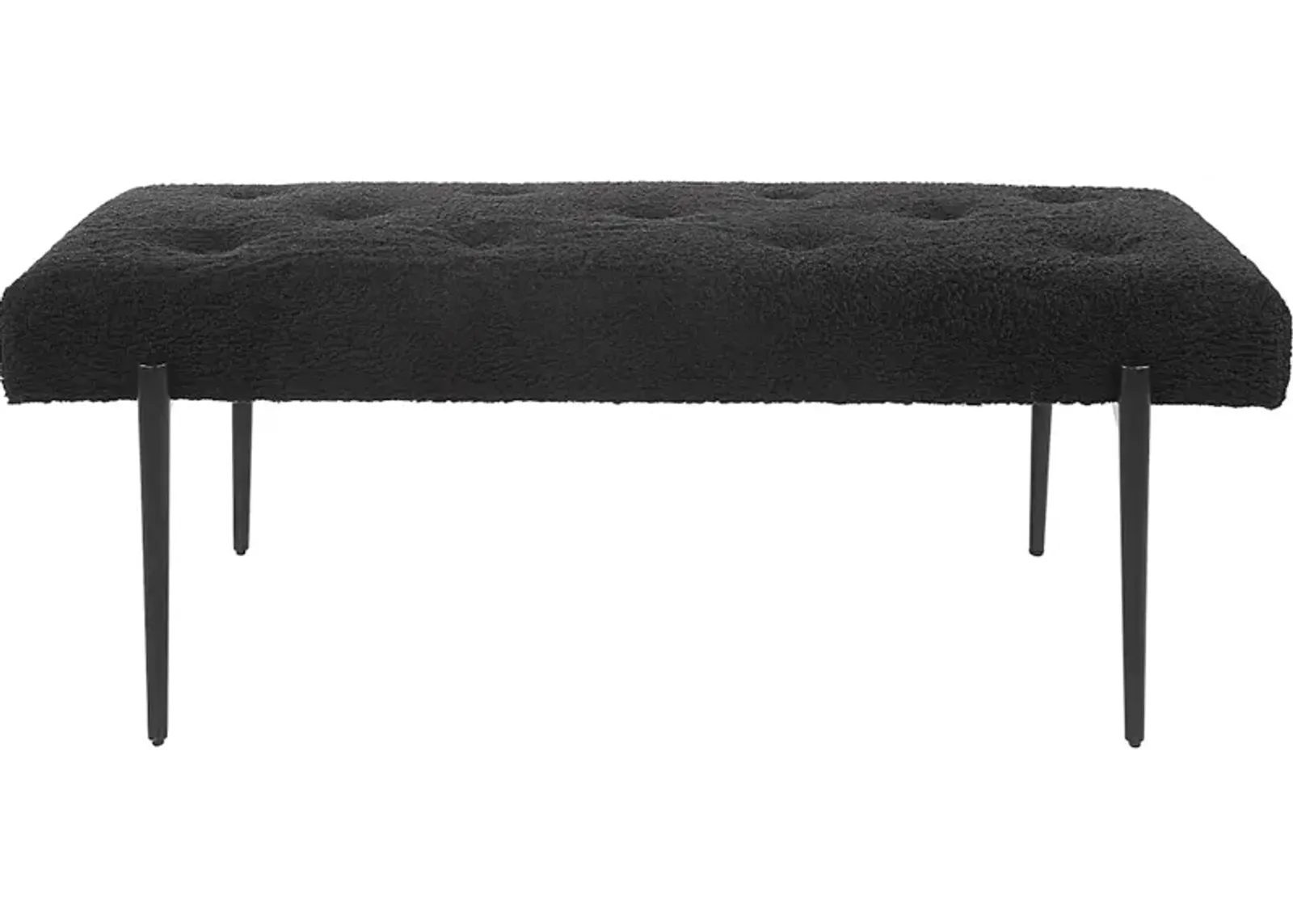 Olivier Modern Black Bench