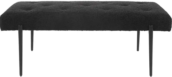 Olivier Modern Black Bench