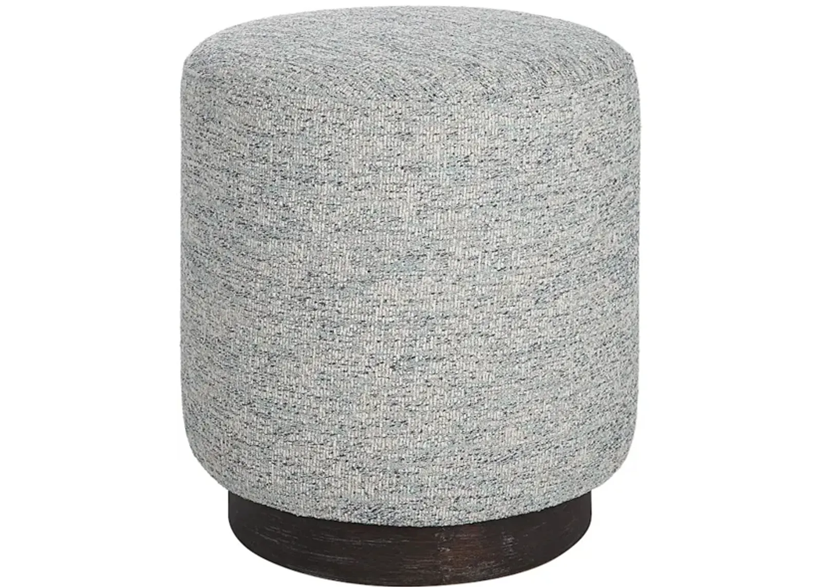 Avila Tweed Round Ottoman