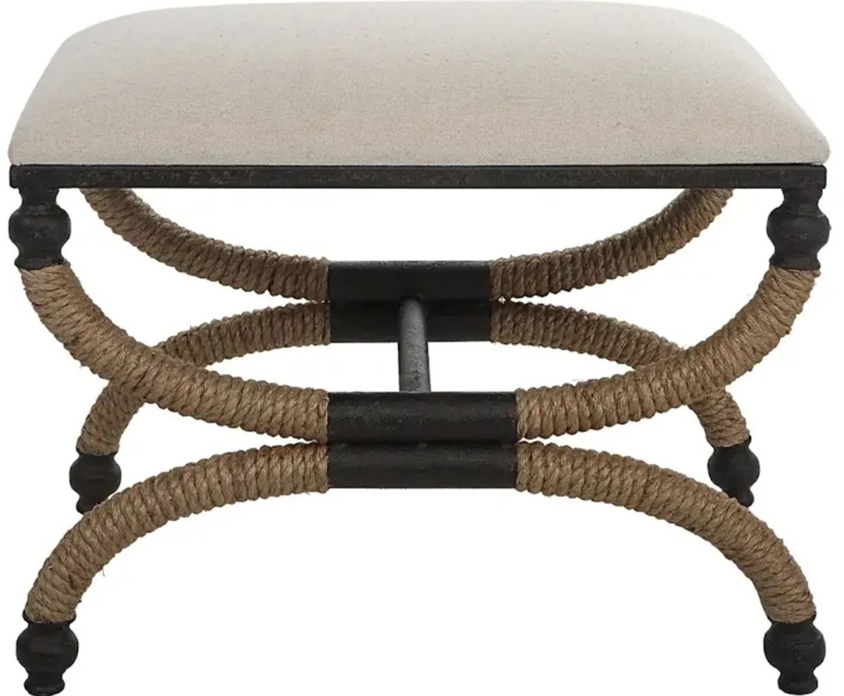 Icaria Upholstered Small Bench