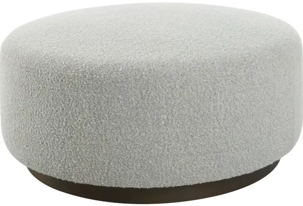 Avila Large Gray Ottoman/Coffee Table