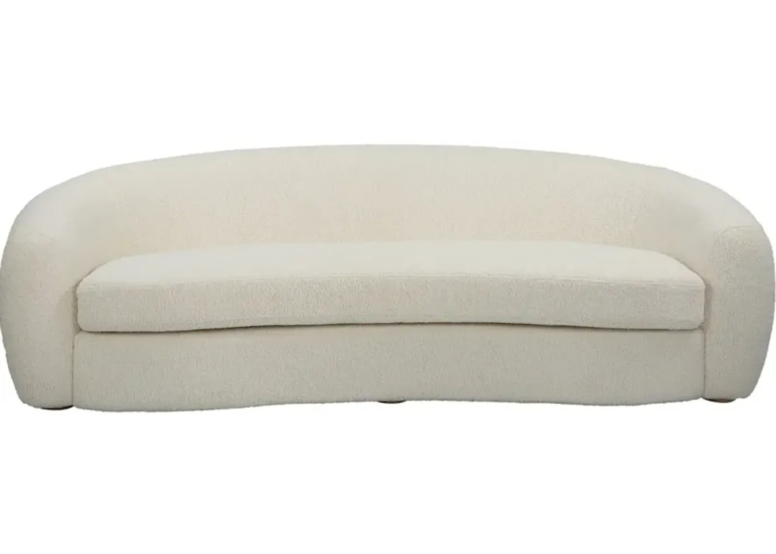 Capra Art Deco White Sofa