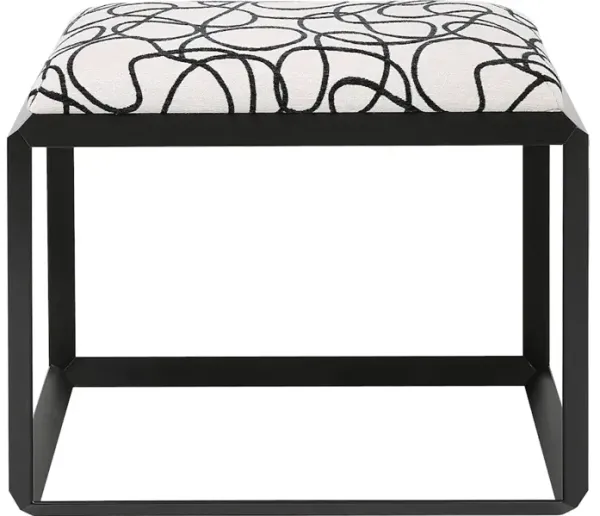 Curls Gray Small Bench