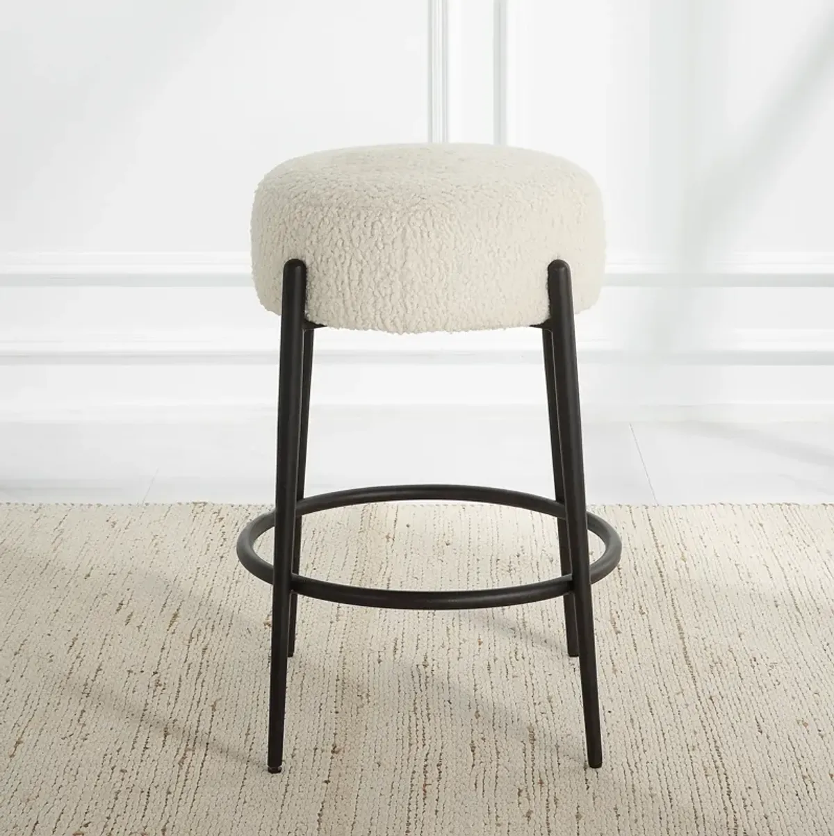 Arles Plush Counter Stool