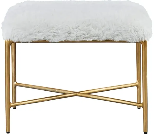 Charmed Sheepskin Small Bench
