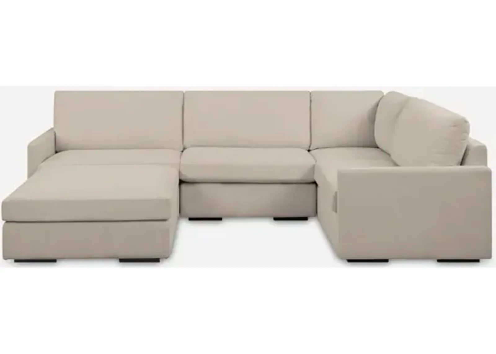 Refuge Armless Sand Sofa