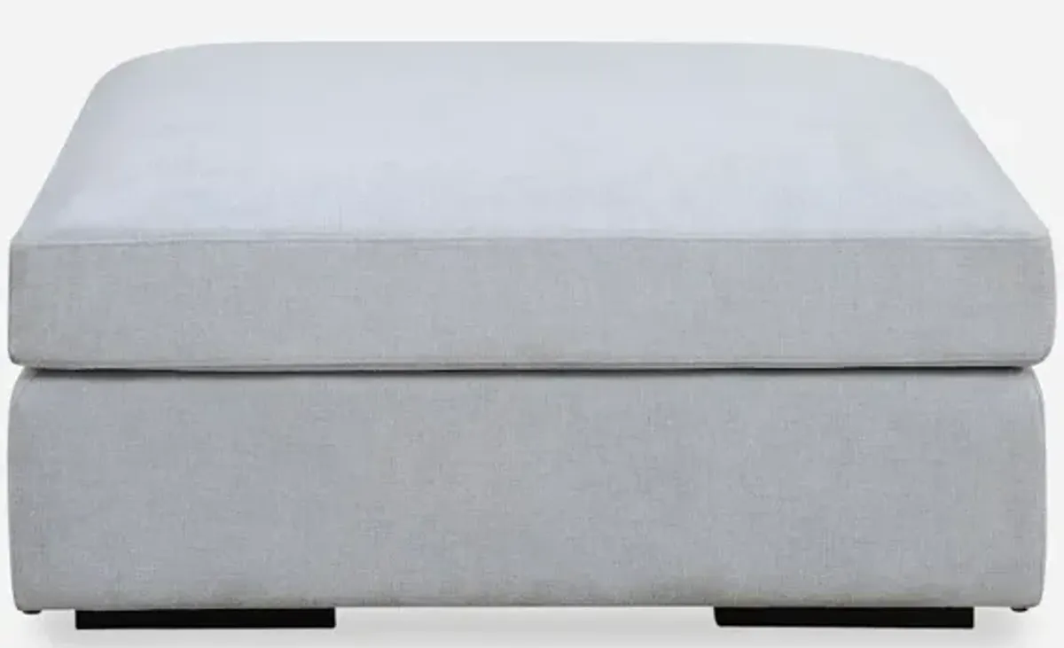 Refuge Cloud Blue Sofa Ottoman