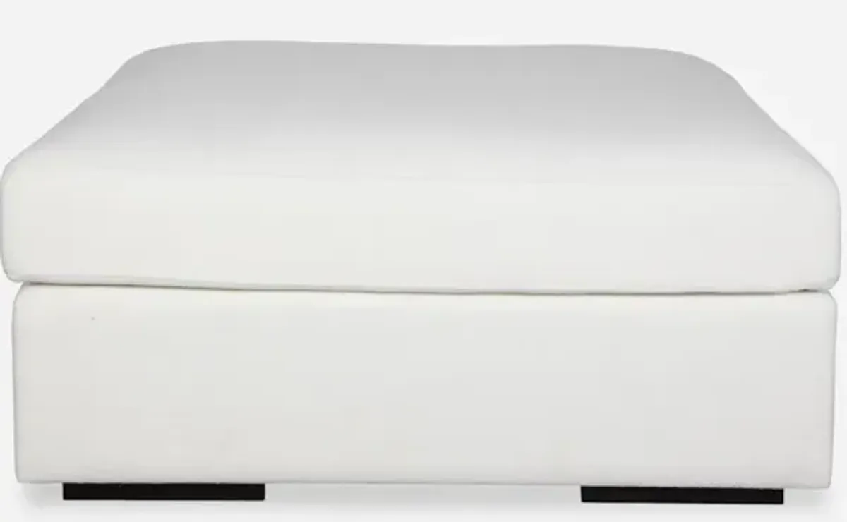 Refuge Arctic White Sofa Ottoman