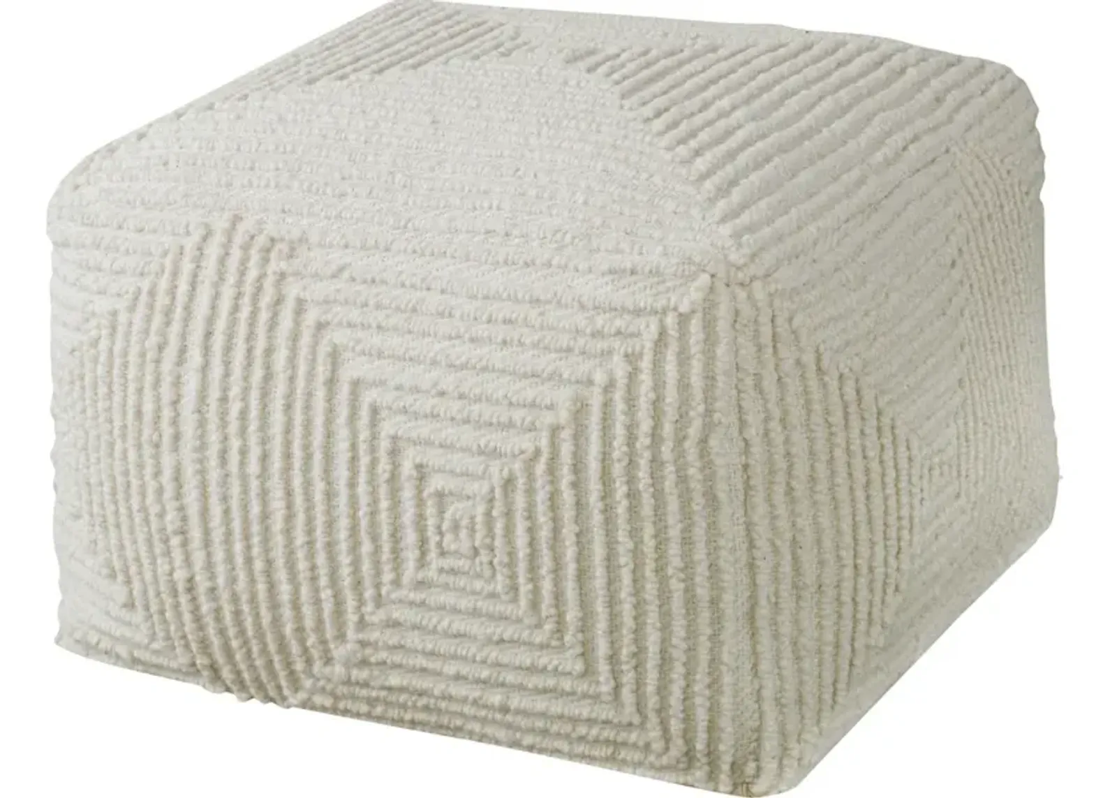 Sovanna Geometric Pouf