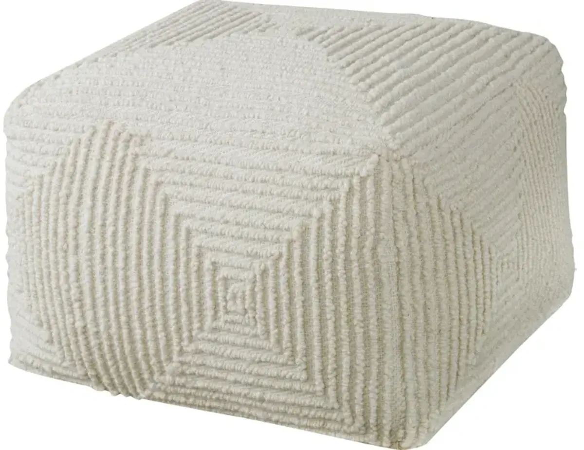 Sovanna Geometric Pouf