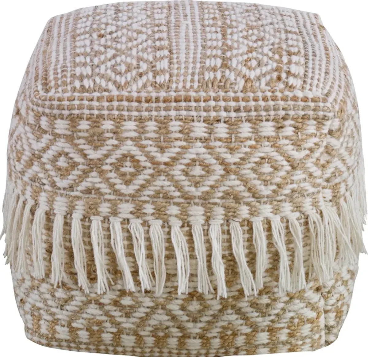 Boheme Wool and Hemp Pouf