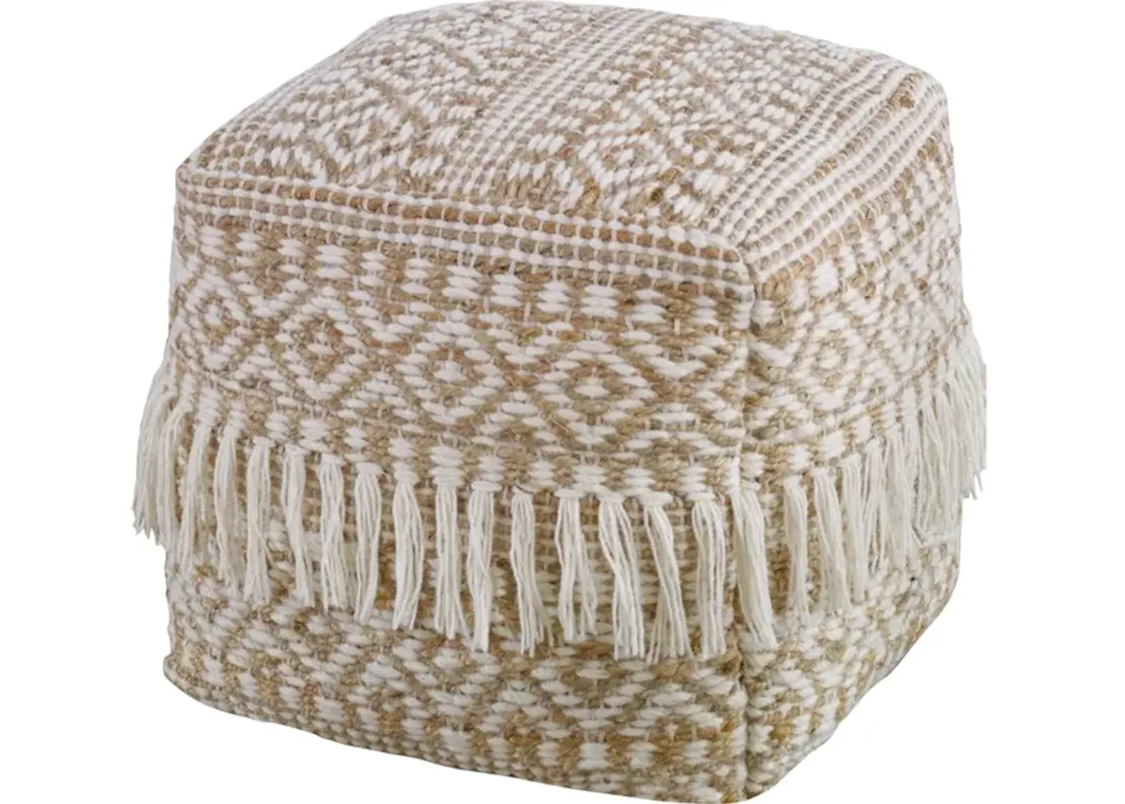 Boheme Wool and Hemp Pouf