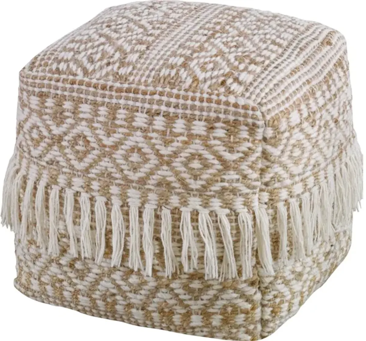 Boheme Wool and Hemp Pouf