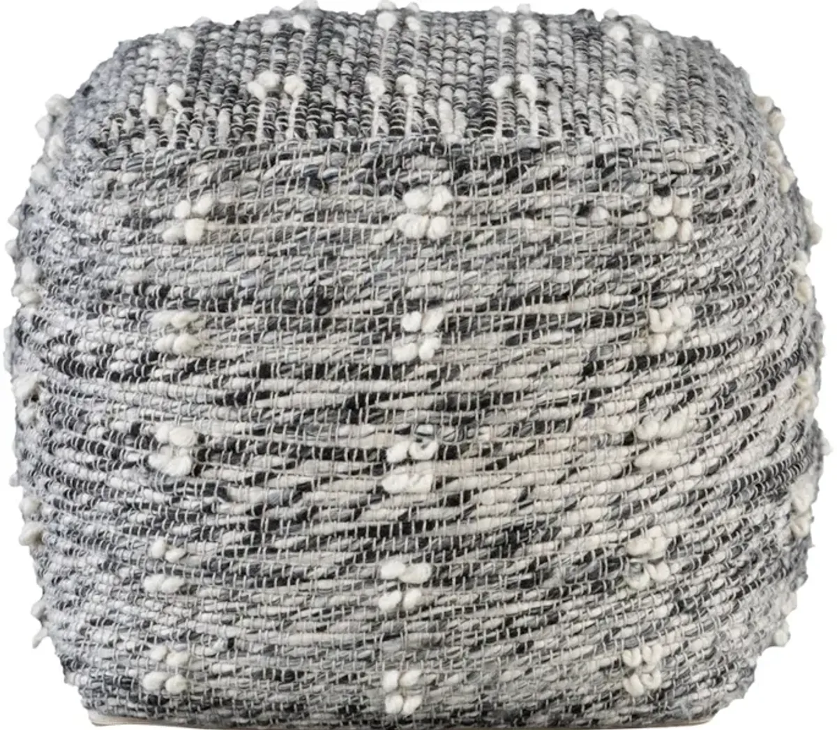 Narol Gray Pouf