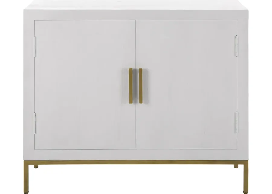 Front Range White 2 Door Cabinet