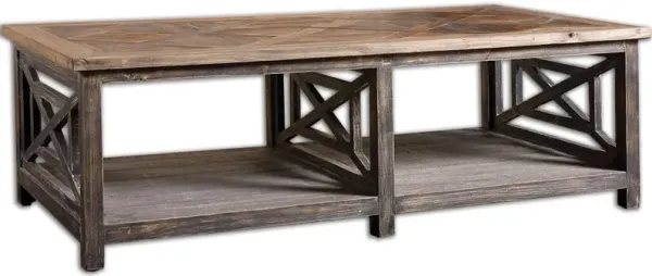 Spiro Reclaimed Wood Cocktail Table
