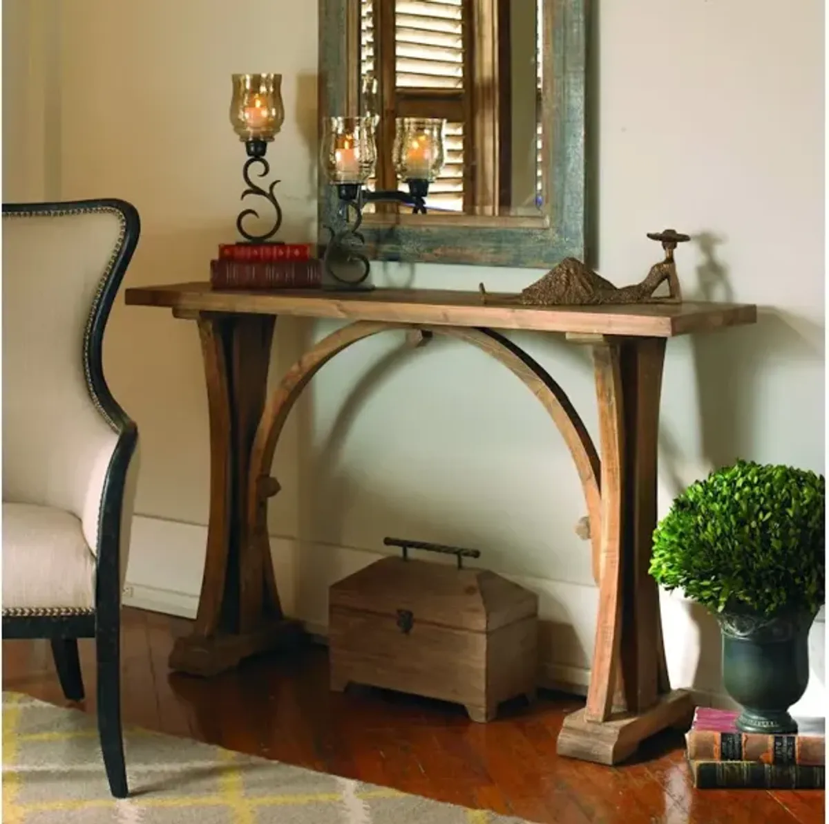 Genessis Reclaimed Wood Console Table