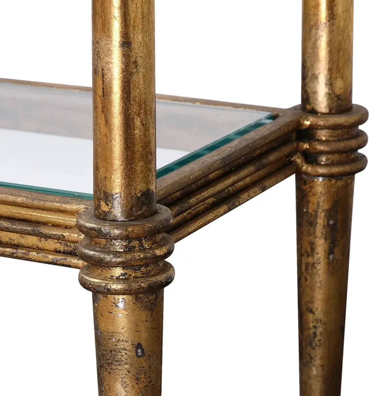 Elenio Glass Console Table