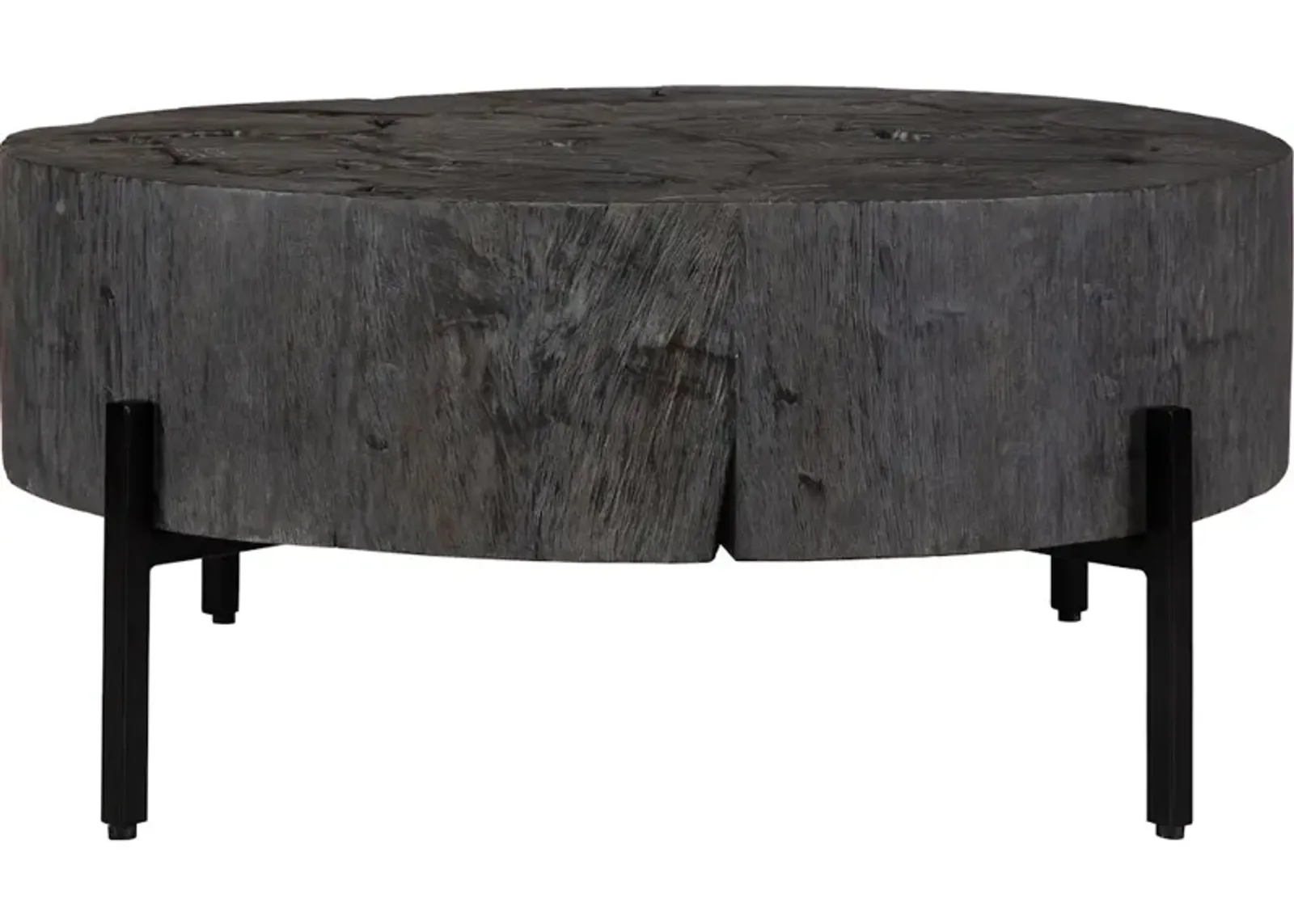 Adjoin Rustic Black Coffee Table