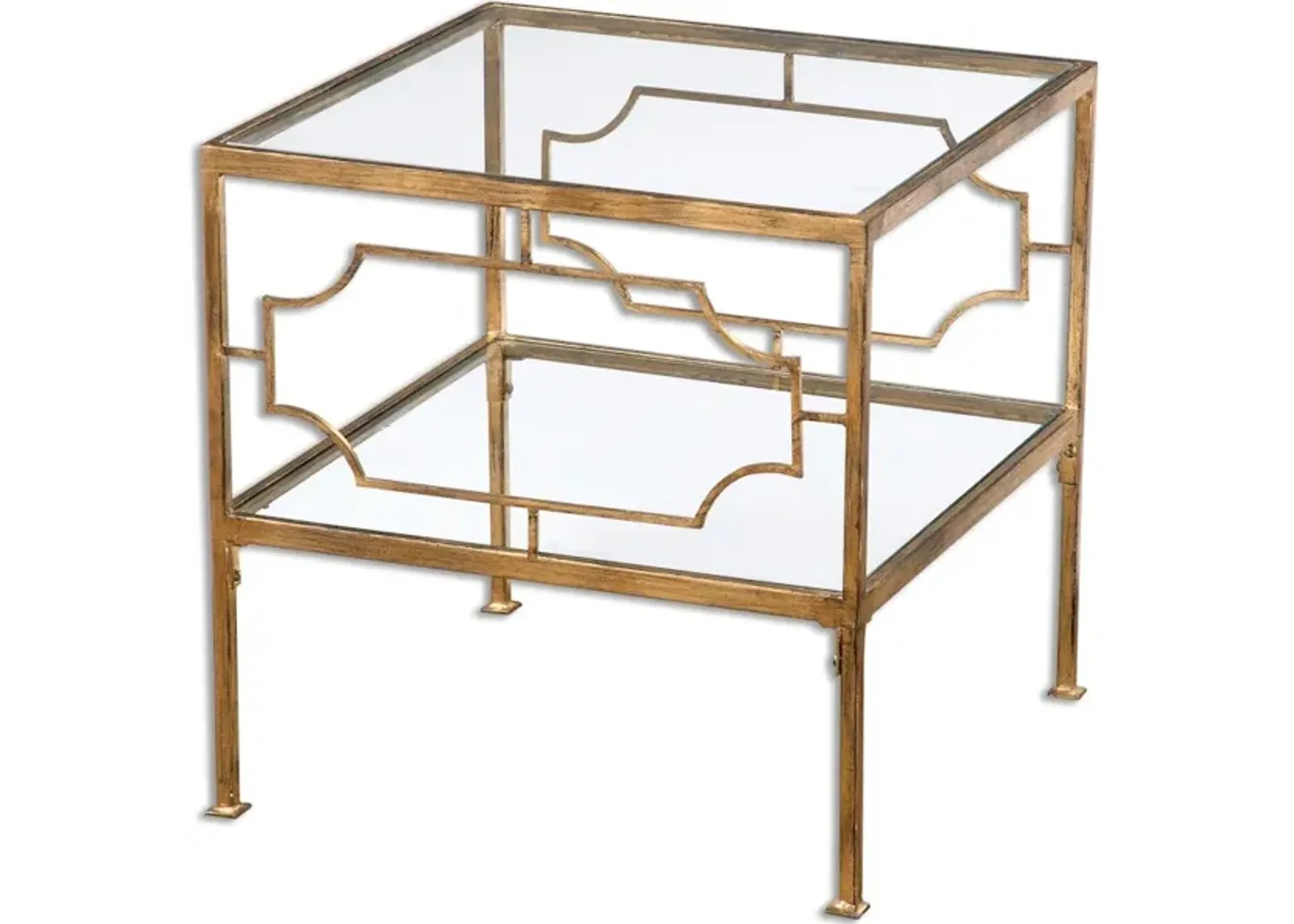 Genell Gold Cube Table