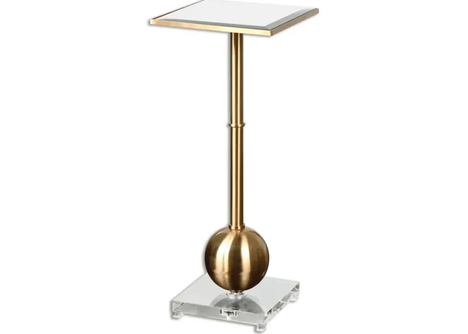 Laton Mirrored Accent Table