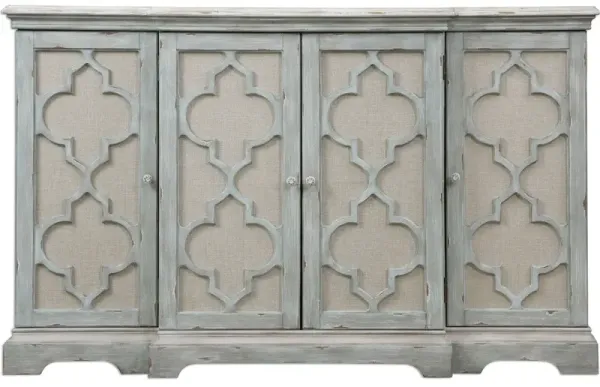 Sophie 4 Door Grey Cabinet