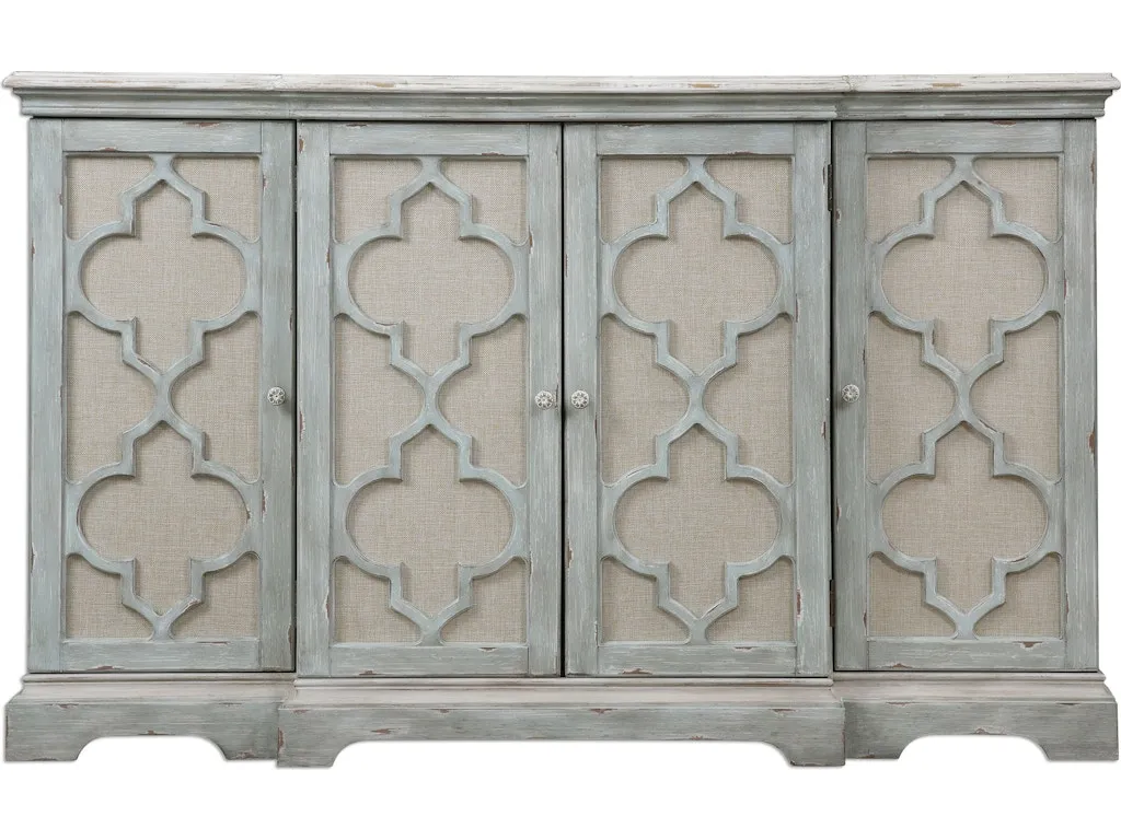 Sophie 4 Door Grey Cabinet