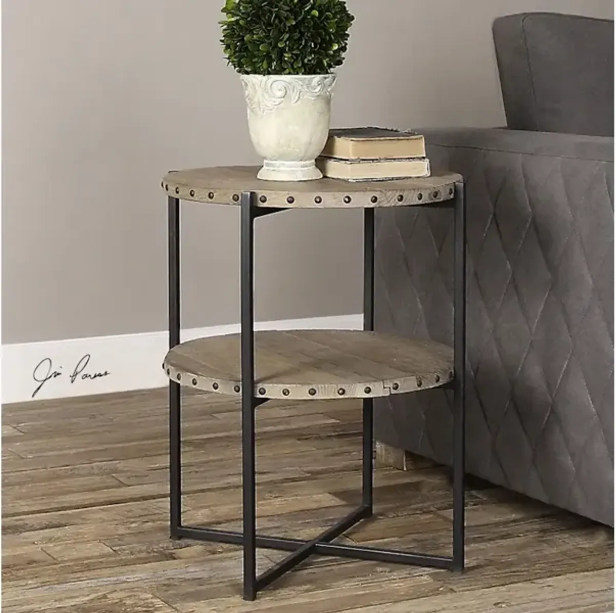 Kamau Round Accent Table