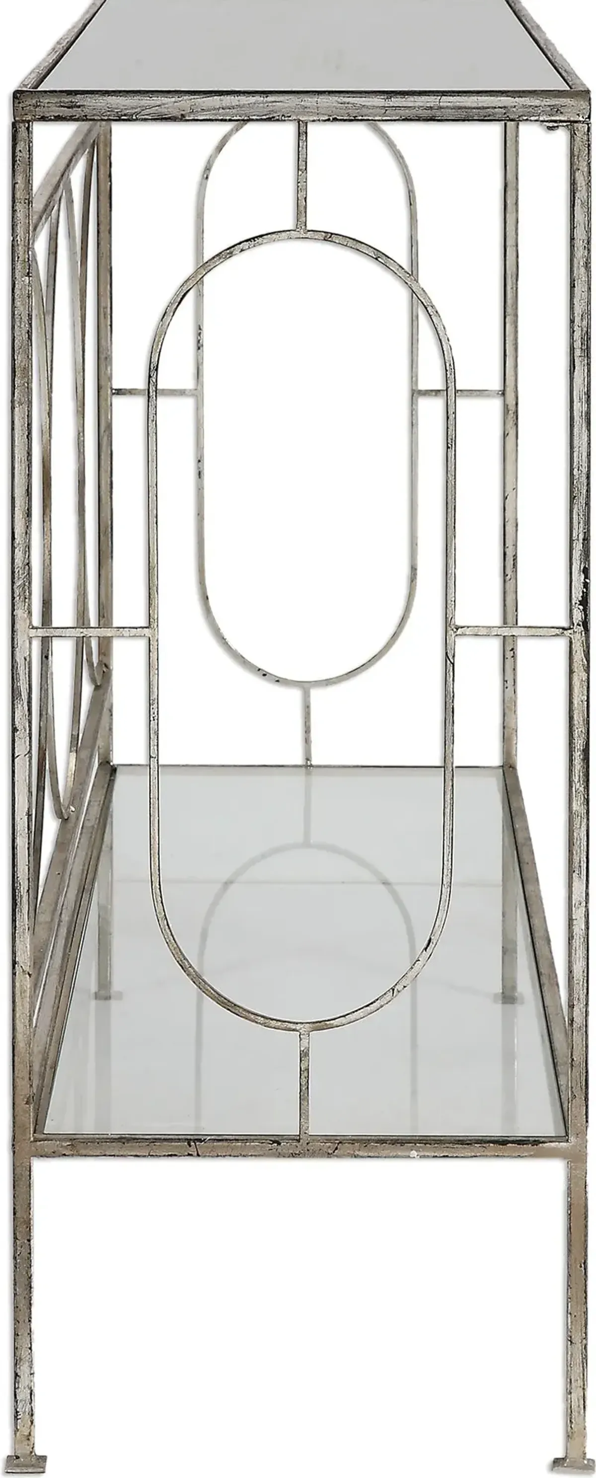 Luano Silver Console Table