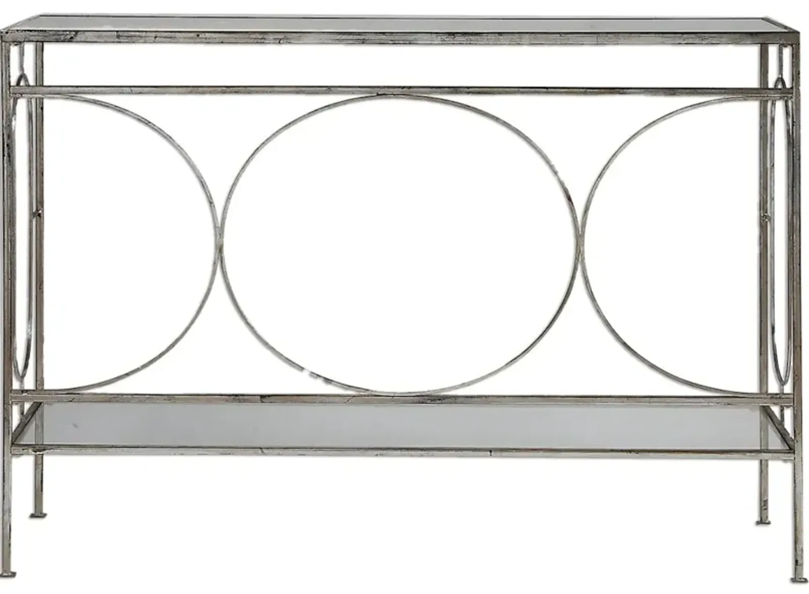 Luano Silver Console Table