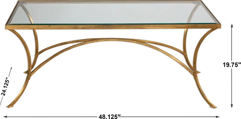 Alayna Gold Coffee Table