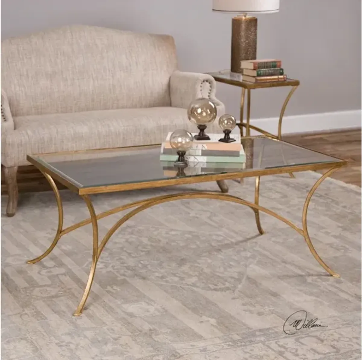 Alayna Gold Coffee Table