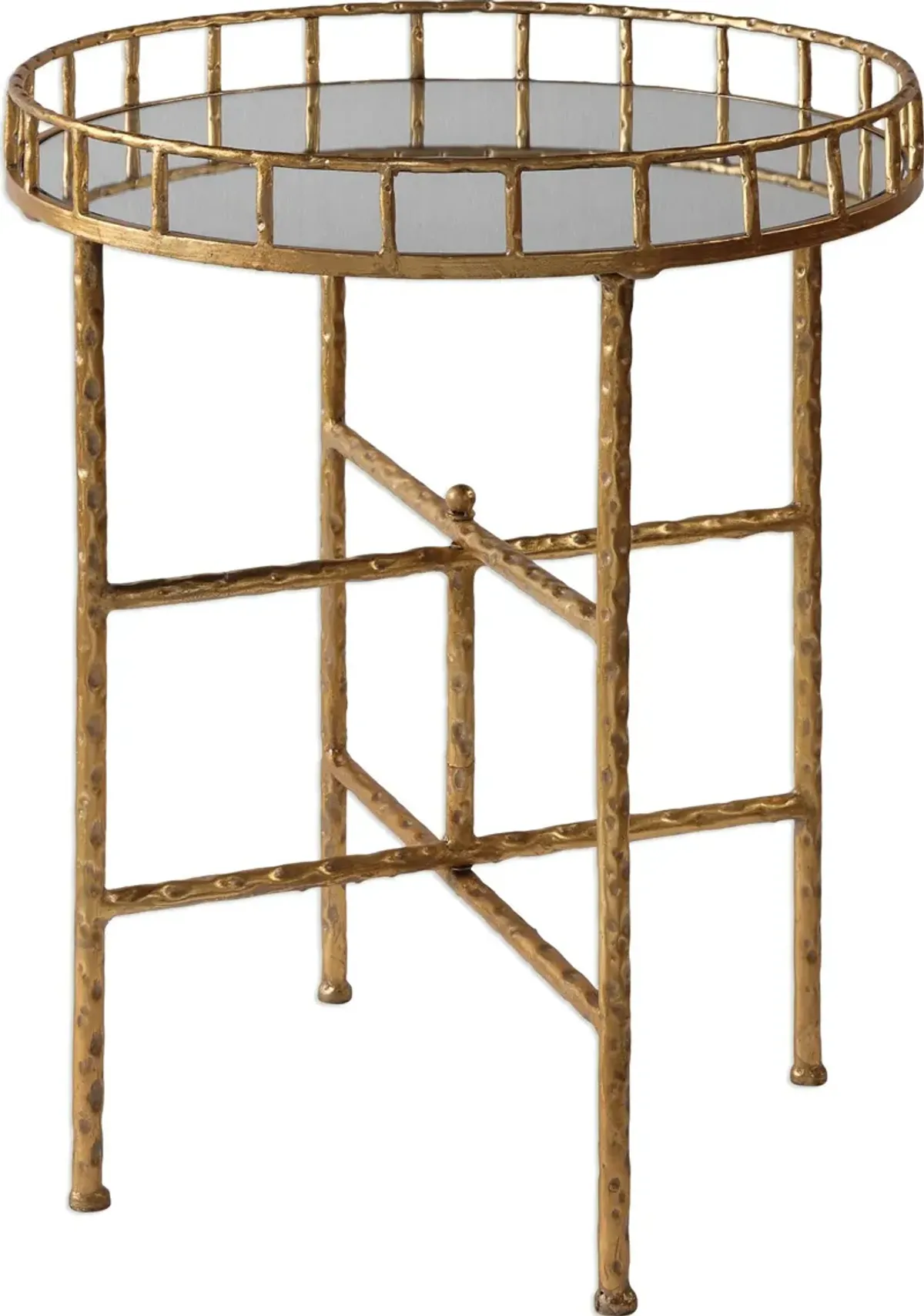 Tilly Bright Gold Accent Table