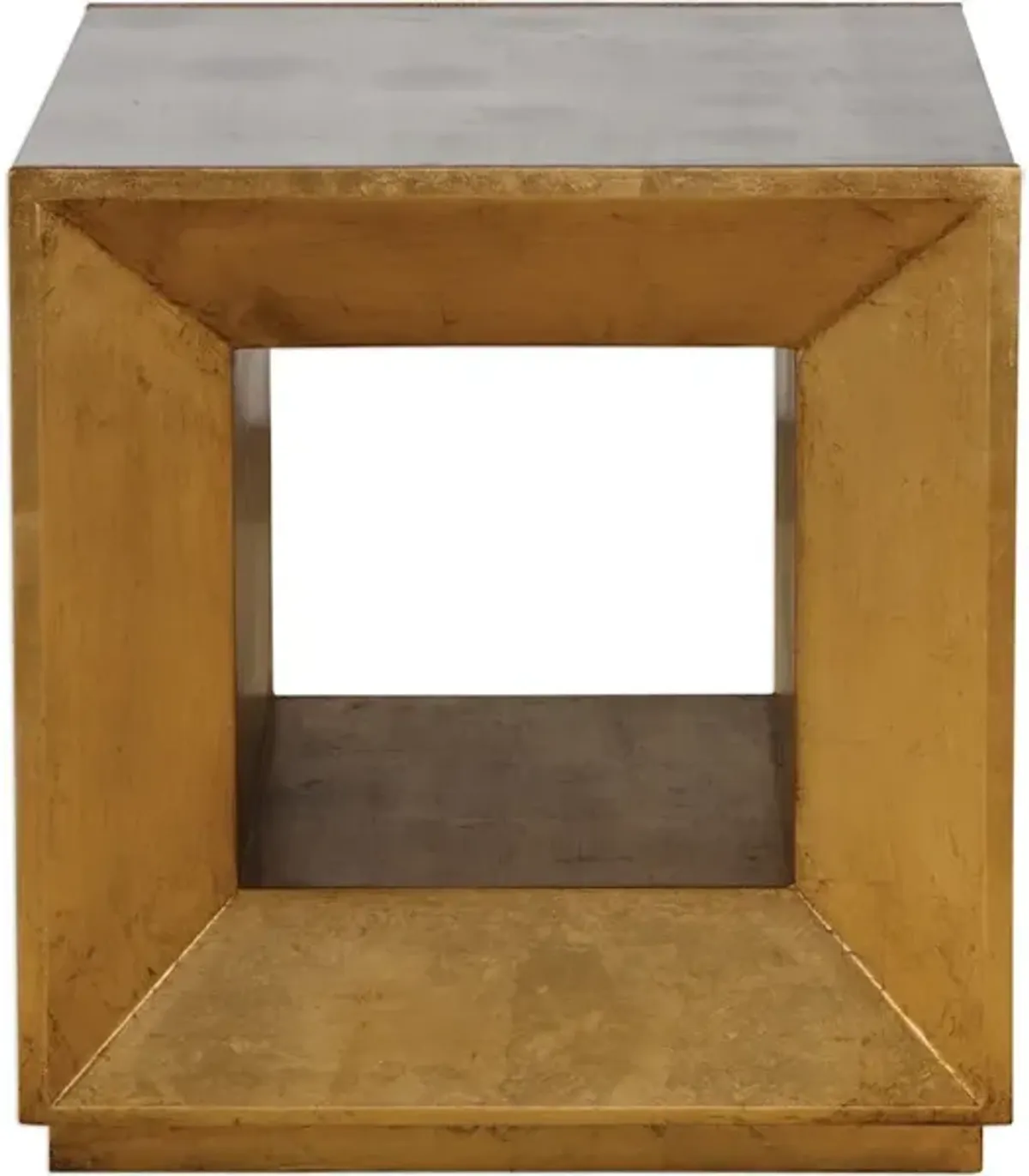 Flair Gold Cube Table