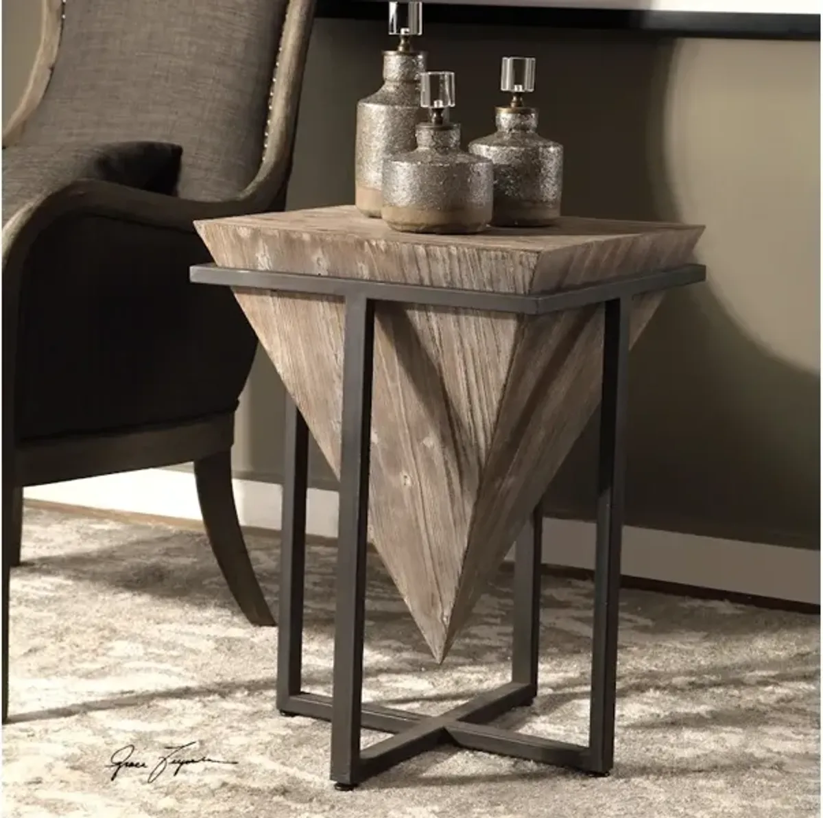 Bertrand Wood Accent Table