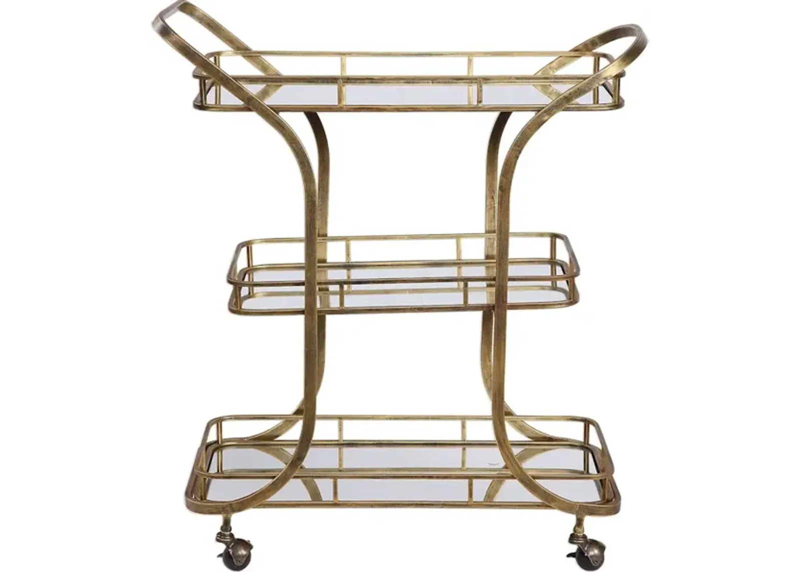 Stassi Gold Serving Cart