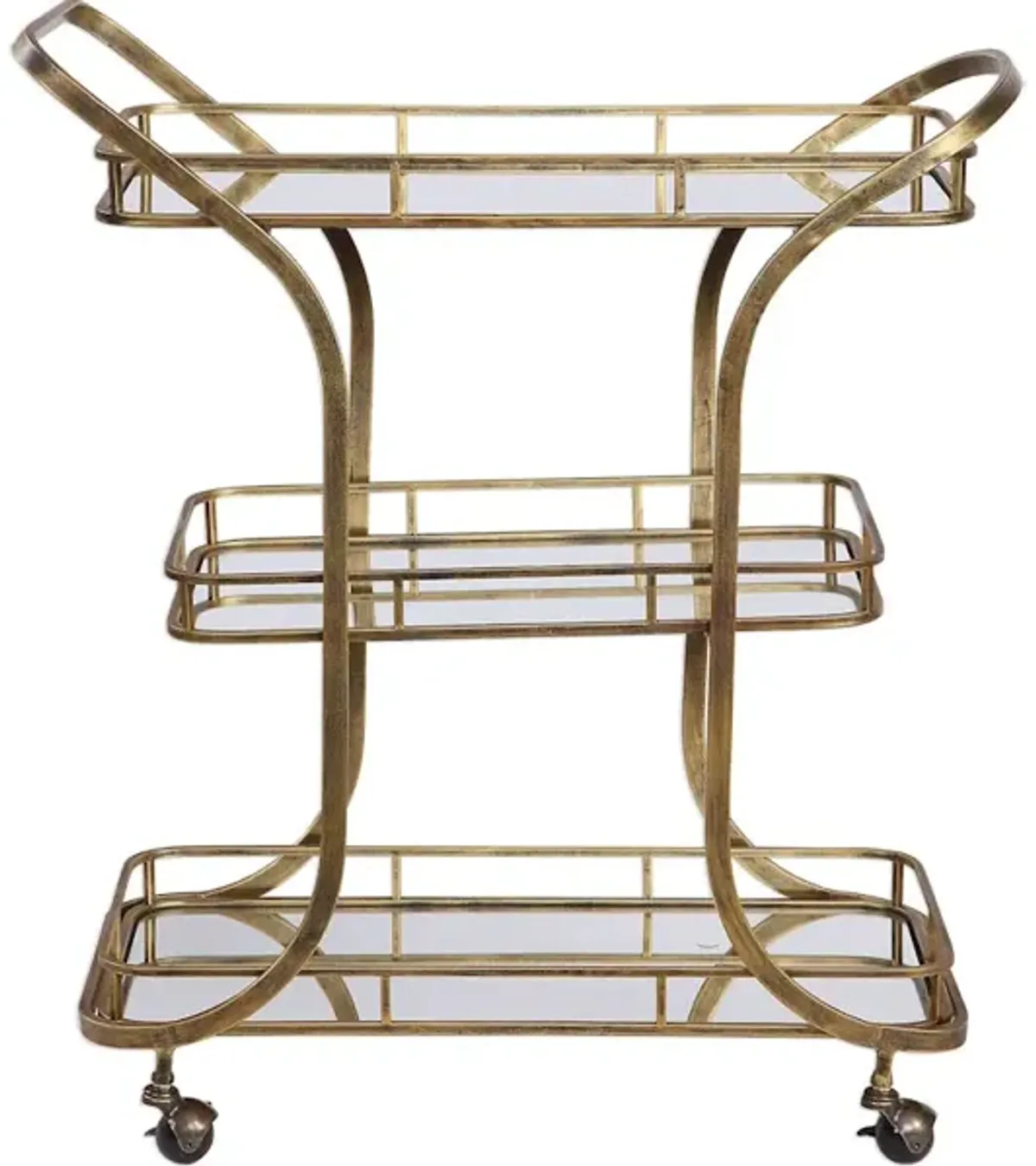 Stassi Gold Serving Cart