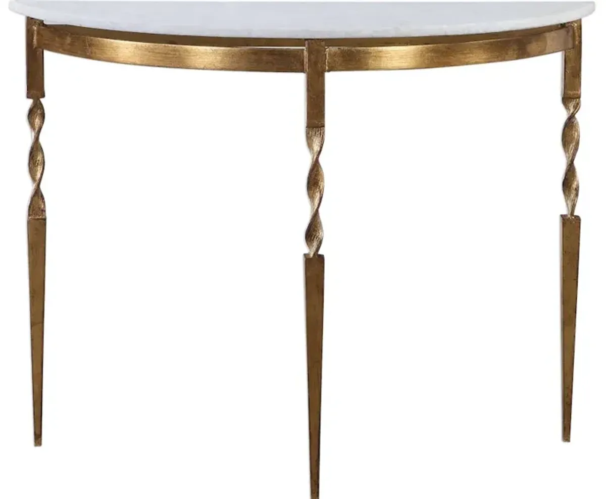 Imelda Demilune Console Table