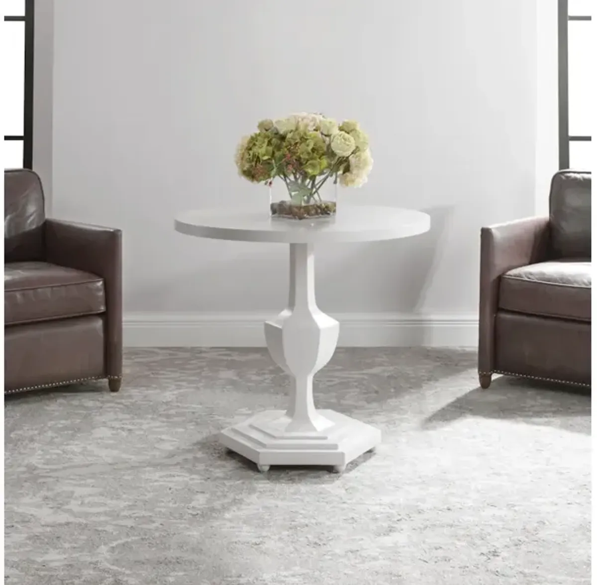 Kabarda White Foyer Table