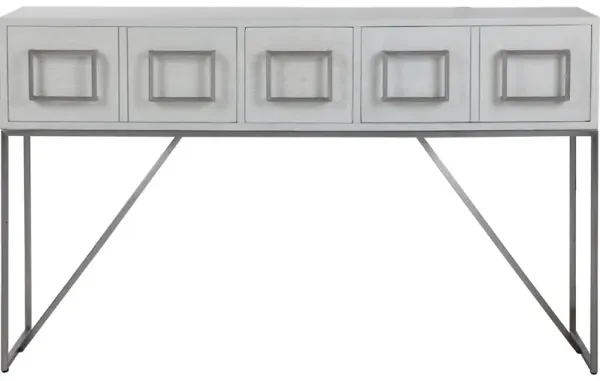 Abaya White Console Table