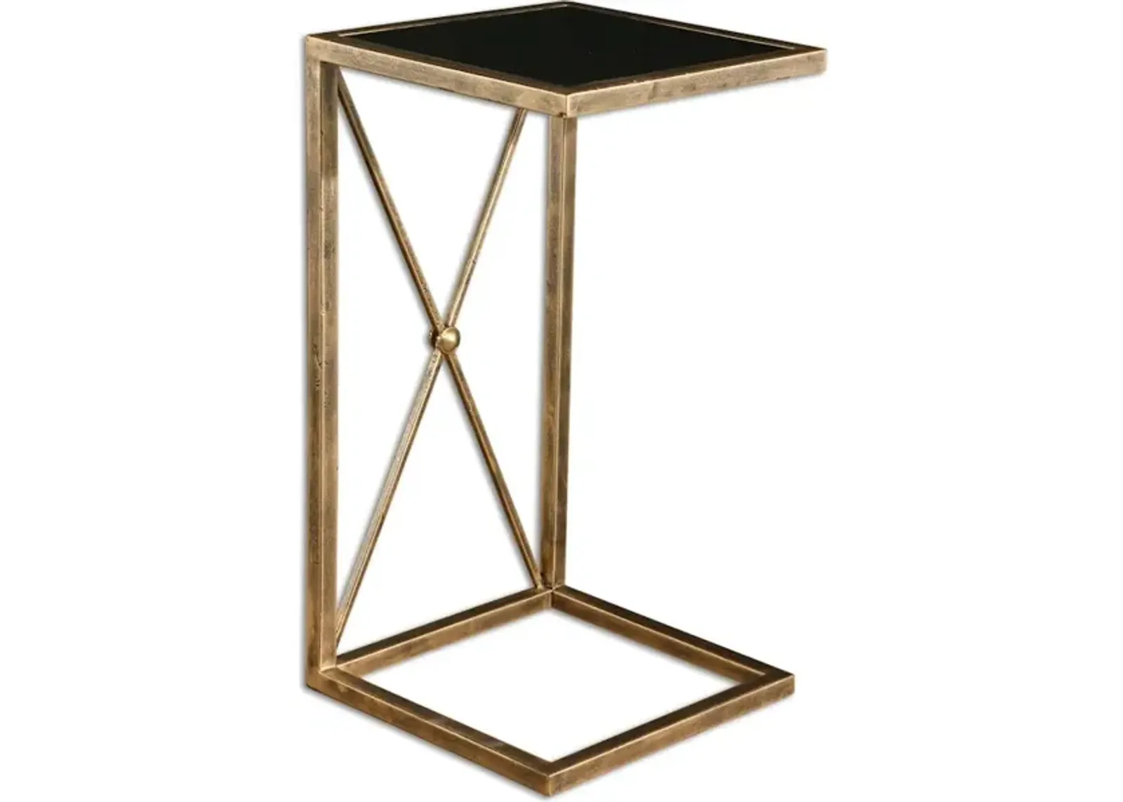 Zafina Gold Accent Table