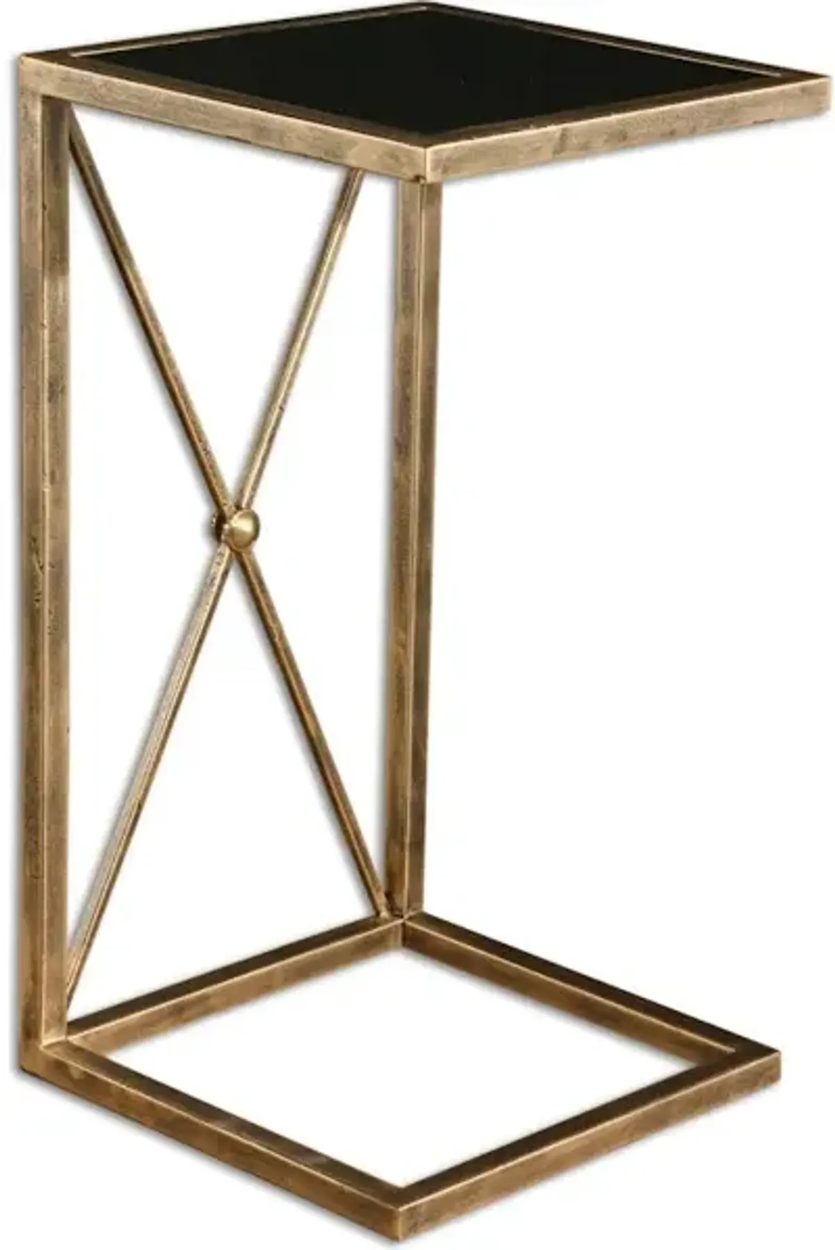 Zafina Gold Accent Table