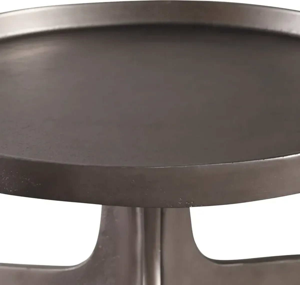 Kenna Nickel Accent Table