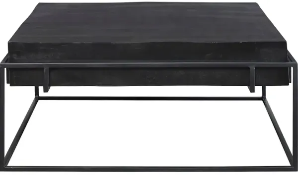 Telone Modern Black Coffee Table