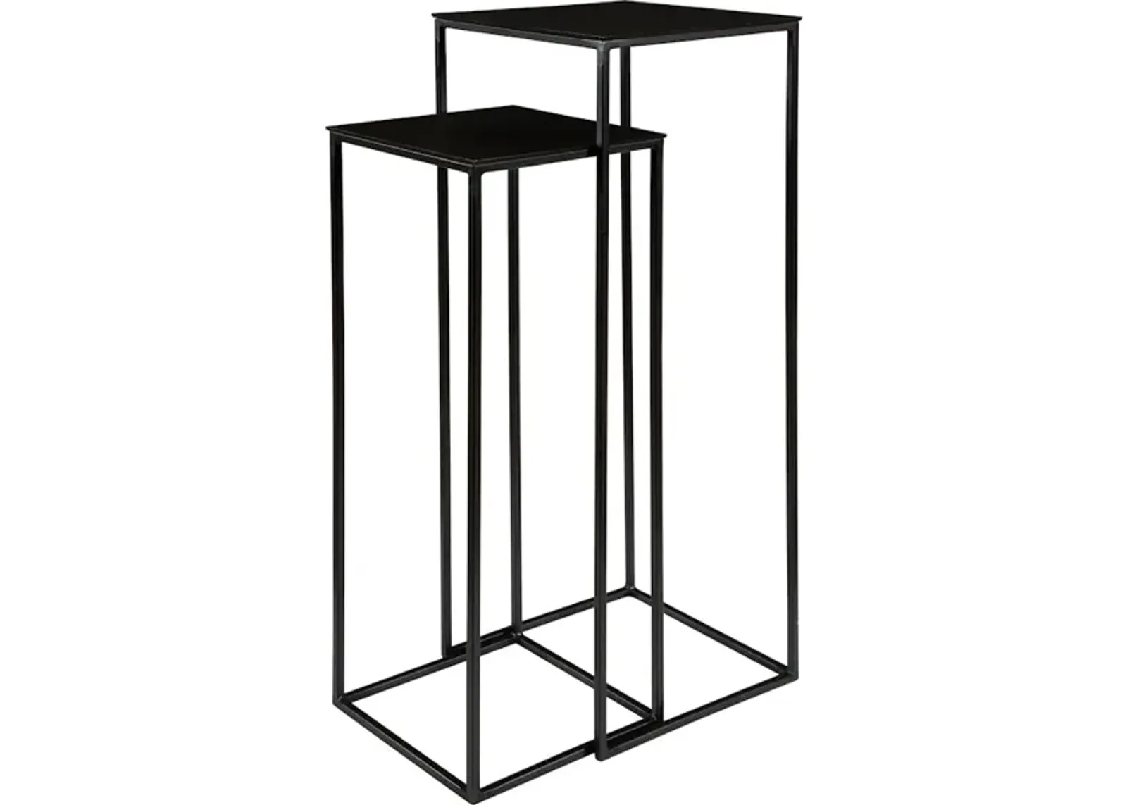 Coreene Nesting Pedestal Tables, S/2