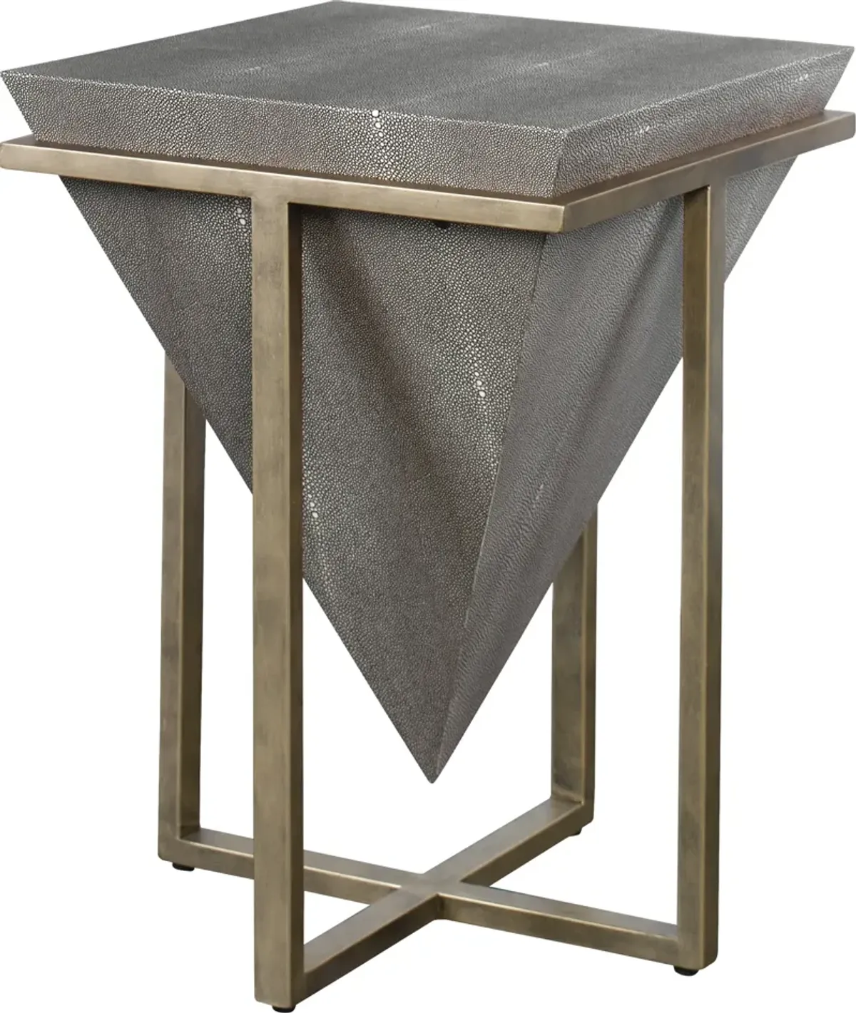 Bertrand Shagreen Accent Table