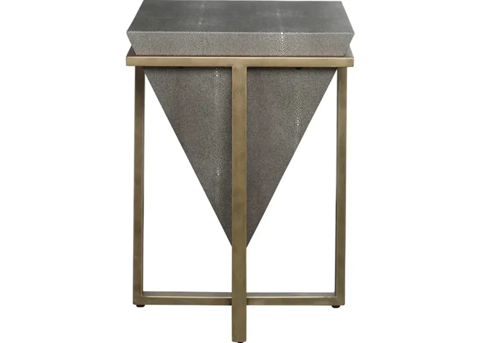 Bertrand Shagreen Accent Table