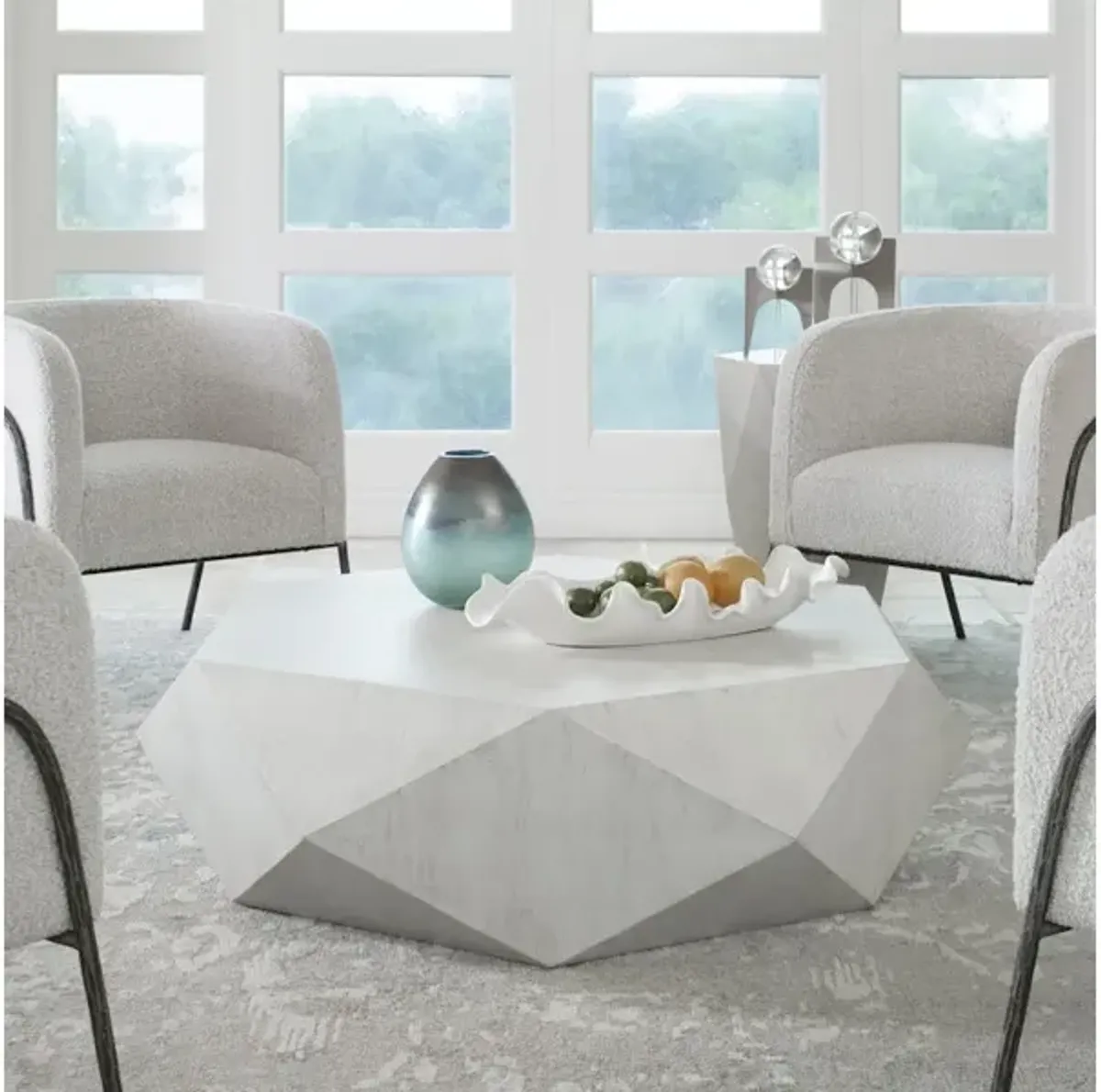 Volker White Coffee Table