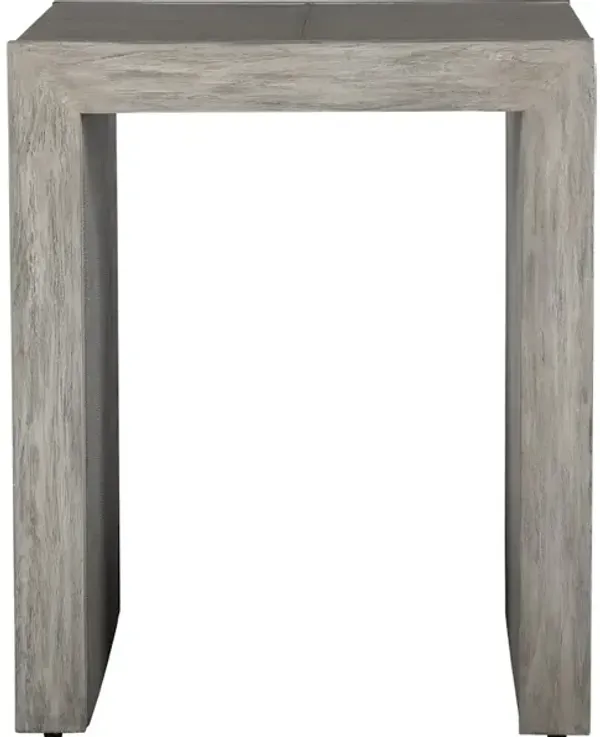 Aerina Modern Gray End Table