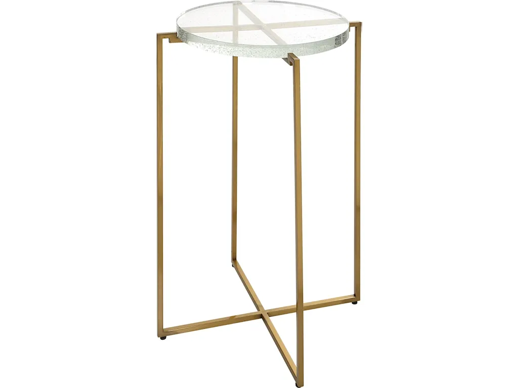 Star-crossed Glass Accent Table